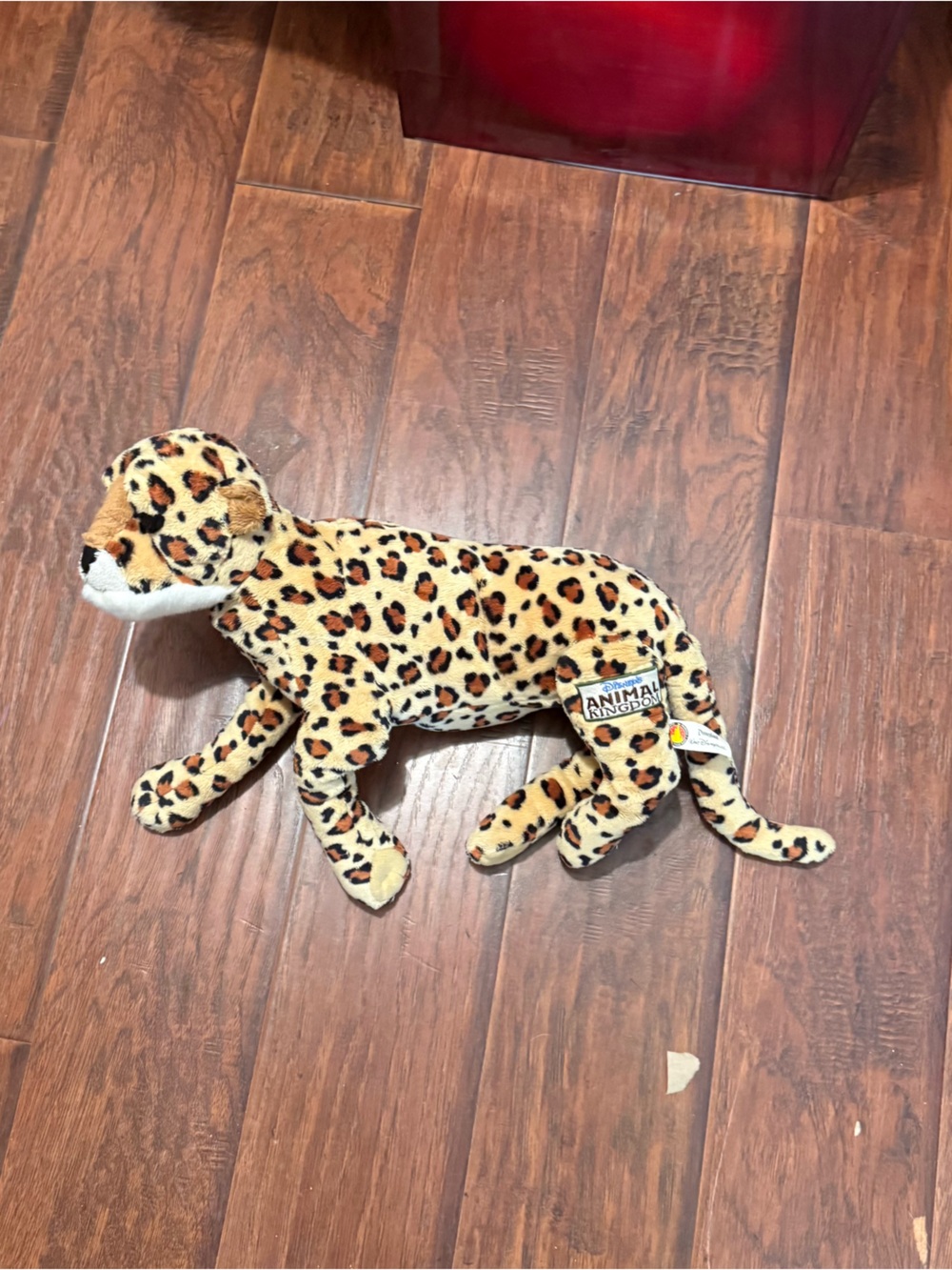 Disney Leopard Print Plush Dog Toy - Tan, Black, Orange